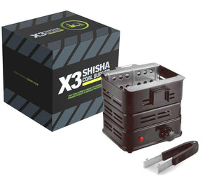 Shishagear X3 Shisha Coal Burner with Overdozz 26mm Coal