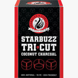 Starbuzz Tri-Cut Coconut Charcoal - 72Pcs